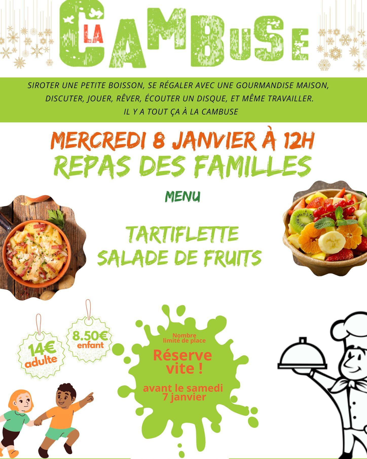 Repas des familles 8 janvier 2025